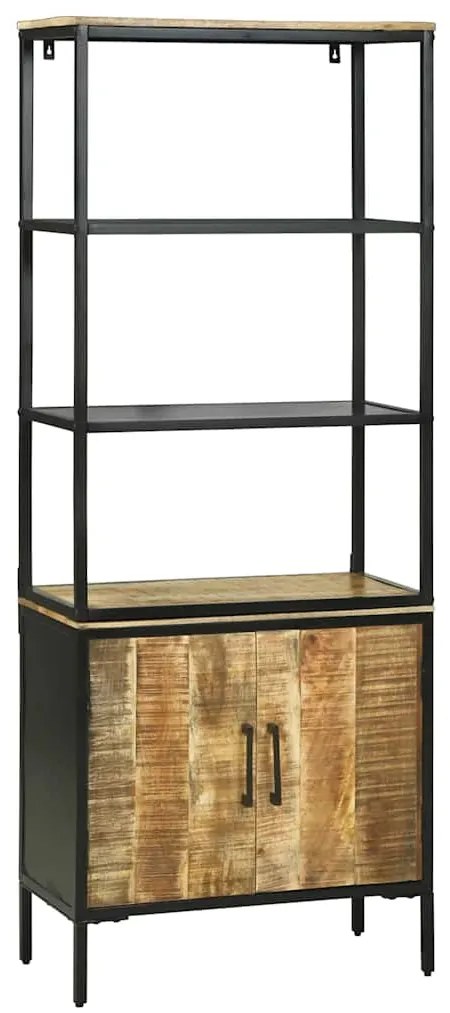 vidaXL Highboard Καφέ 70 x 35 x 180 εκ. Μασίφ ξύλο μάνγκο