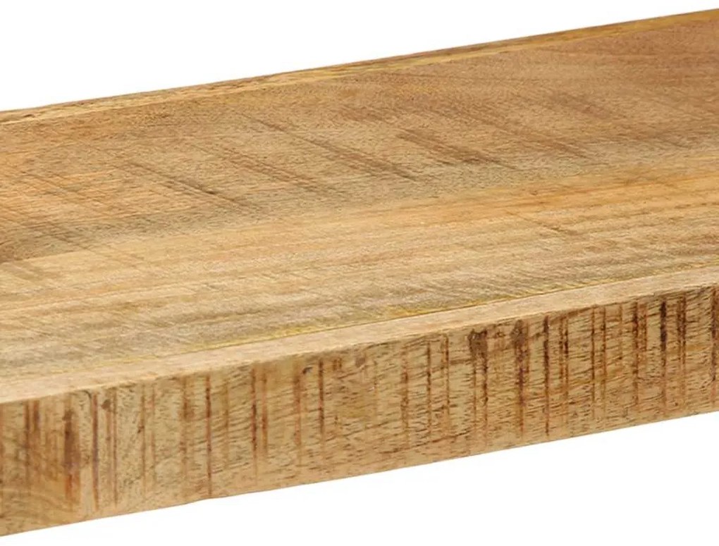 Ράφι τοίχου 110x33x45 cm Στερεό ακατέργαστο ξύλο Mango - Καφέ