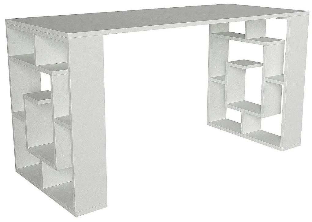 Γραφείο ArteLibre LINE Λευκό Μοριοσανίδα/Μελαμίνη 140x60x74cm-14410276