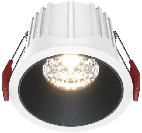 Χωνευτό Σποτ Οροφής Alfa LED 15W 3000K Μαύρο-Λευκό DL043-01-15W3K-D-RD-WB MAYTONI-DL043-01-15W3K-D-RD-WB-Μαύρο-Λευκό DL043-01-15W3K-D-RD-WB