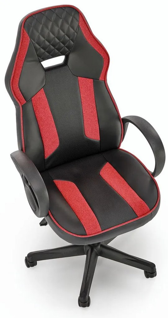 ΚΑΡΕΚΛΑ ΓΡΑΦΕΙΟΥ / GAMER RAG ΜΑΥΡΟ / ΚΟΚΚΙΝΟ 61x70x112-121cm