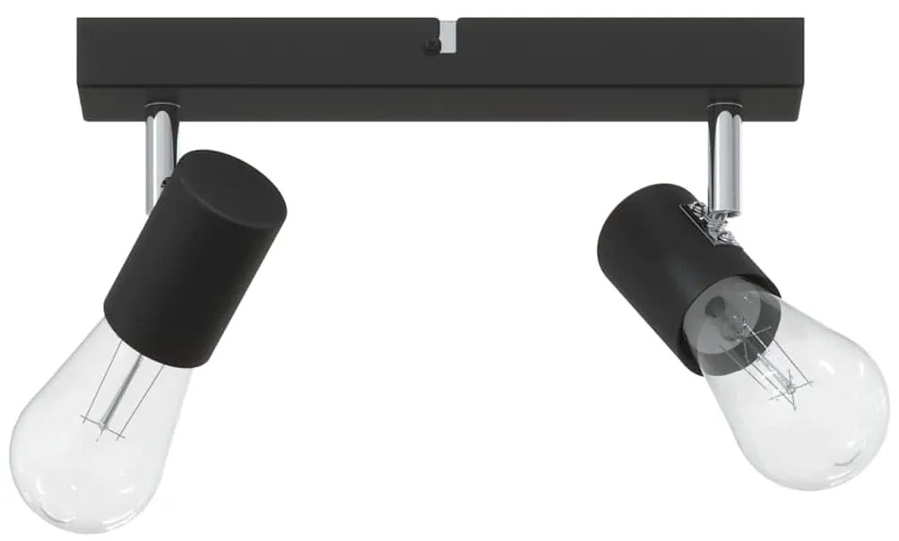 vidaXL Σποτ οροφής Μαύρο 26 x 6.5 x 11.5 εκ Ατσάλι