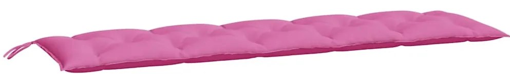 vidaXL Μαξιλάρια Πάγκου Κήπου 2 τεμ. Ροζ από Ύφασμα Oxford