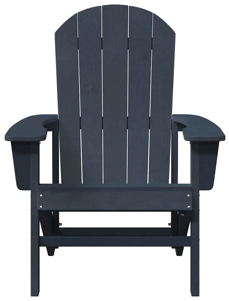 vidaXL Adirondack Καρέκλα Ναυτικό Μπλε 74x82x91 εκ HDPE