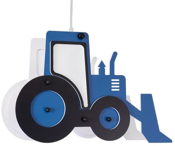Παιδικό Κρεμαστό Φωτιστικό Οροφής TRACTOR PVC Μπλε 61580 Globostar-61580-Μπλε 61580