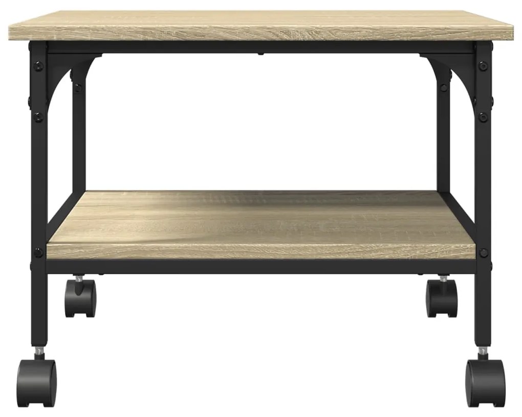 vidaXL Βάση Εκτυπωτή 2 Επιπέδων Sonoma Δρυς 50x40x38 εκ Επεξ. Ξύλο