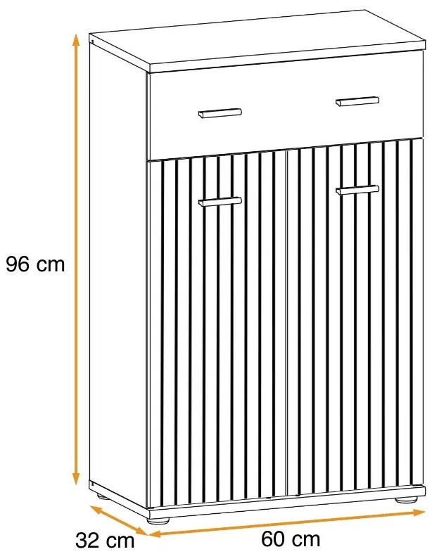 Swap XIX Σύνθεση Καφέ δρυς 280x180x40