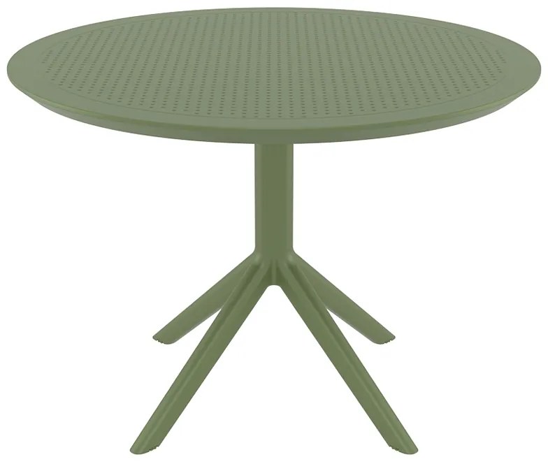 SKY OLIVE GREEN Φ105X74εκ. ΤΡΑΠΕΖΙ ΠΟΛ/ΝΙΟΥ