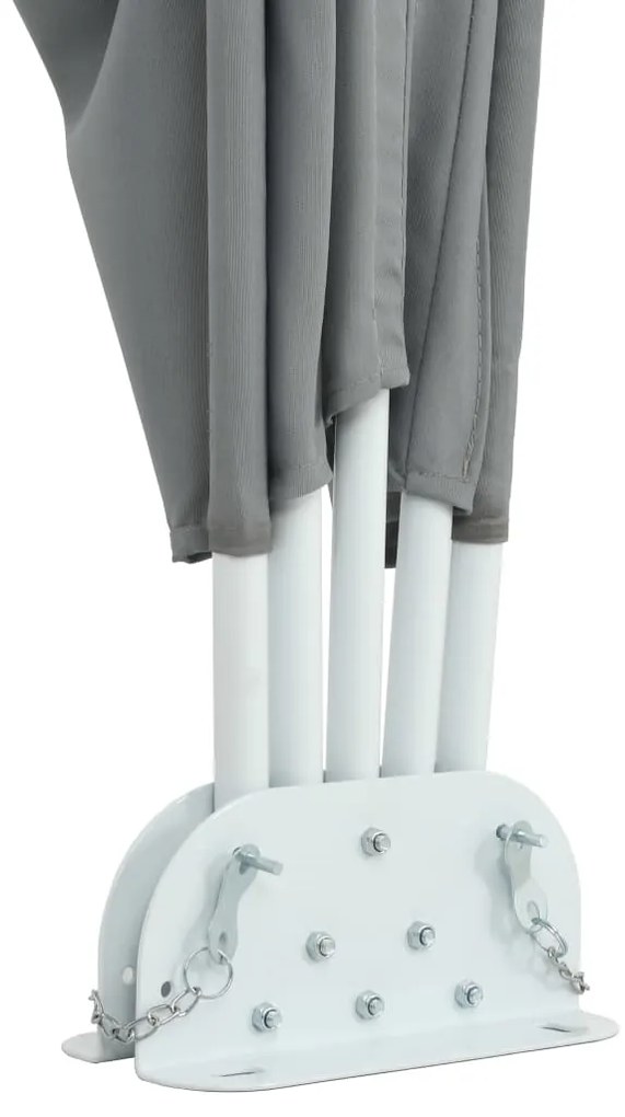 vidaXL Σκίαστρο Βεράντας Πλαϊνό Πτυσσόμενο Γκρι 300 x 150 εκ.