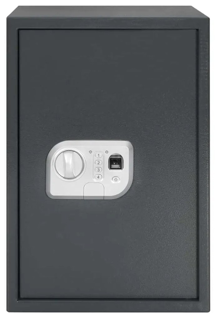 vidaXL Ψηφιακό Ασφαλές Σκούρο γκρι 31 x 35 x 50 εκ Ατσάλι