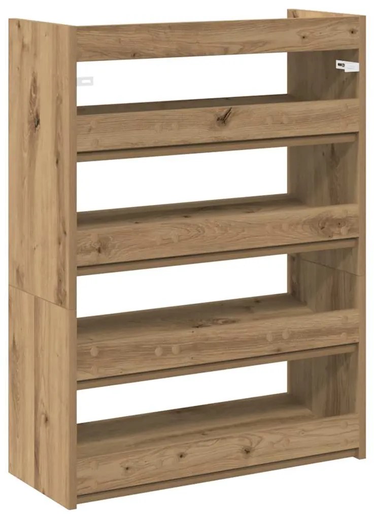 Ράφι παπουτσιών Artisan Oak 60x25x81 cm Κατασκευασμένο ξύλο - Καφέ
