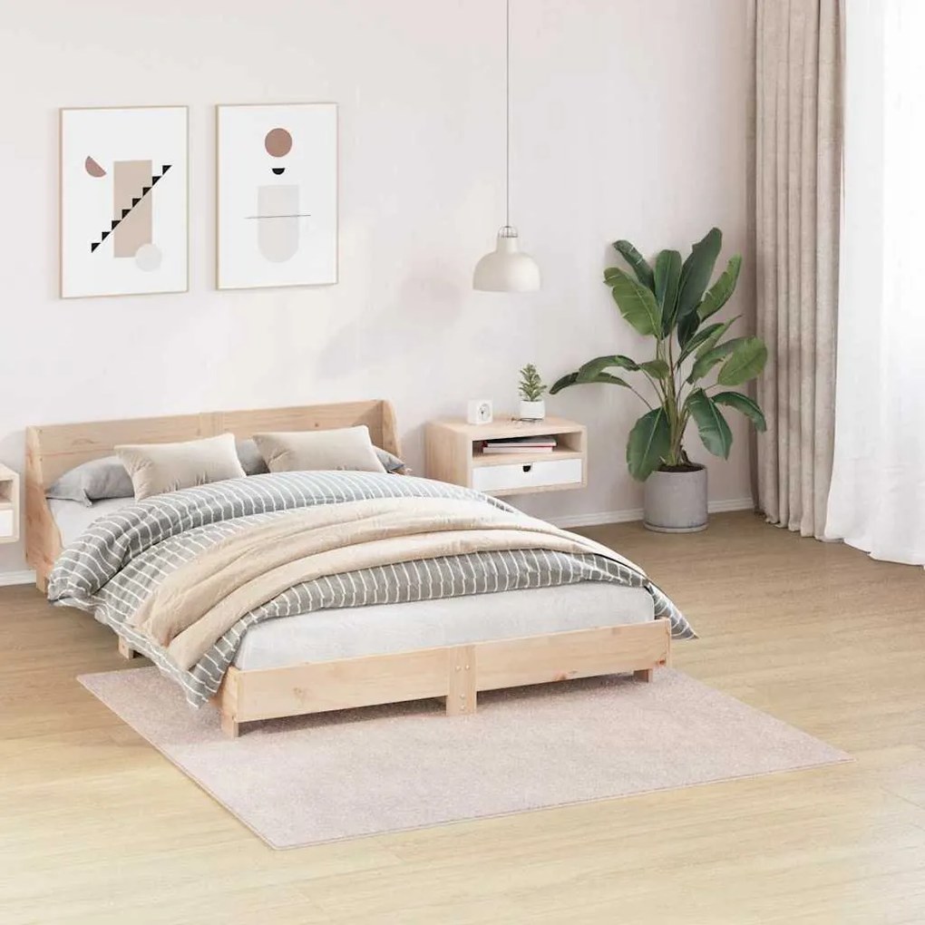 vidaXL Χαλί Κρεμ 160 x 160 cm Πολυπροπυλένιο