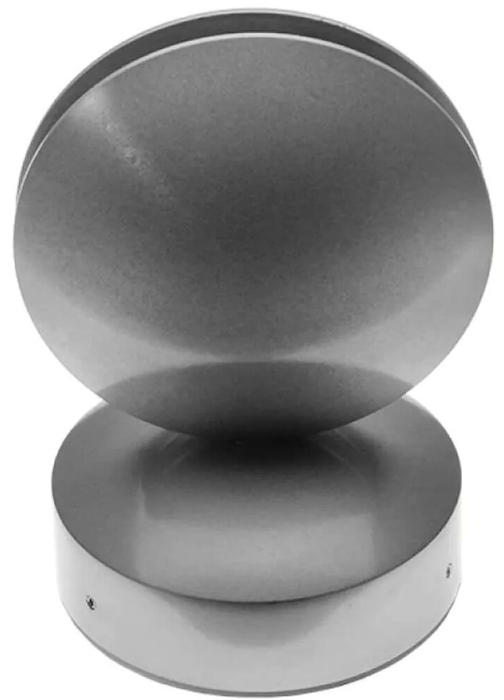 Φωτιστικό Τοίχου - Απλίκα Septum 93067 12x11x17cm Blue Led 1150lm 9W Grey GloboStar