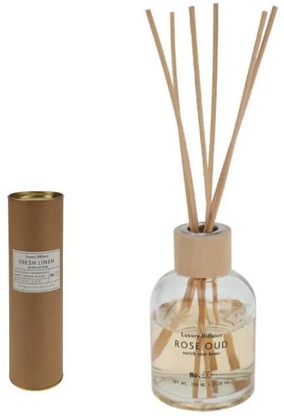 Αρωματικό χώρου  &quot;Eco Luxury&quot; 100ml Ø6,6xY10εκ. Rose Oud  τμχ.