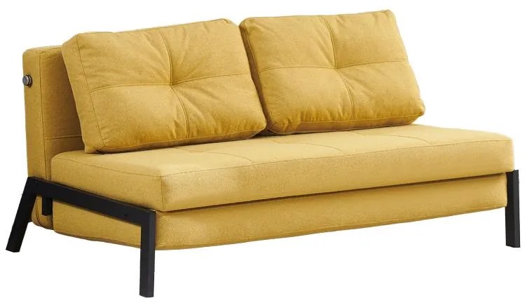 Καναπές - Κρεβάτι Hafrene Ύφασμα Κίτρινο 151x94x71 εκ. 151x94x71 εκ.
