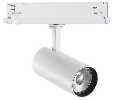 Σποτ Τριφασικής Ράγας Link LED 15W Λευκό 3000K CRI90 Dimmer 1-10V Fox 302560 Ideal Lux 302560