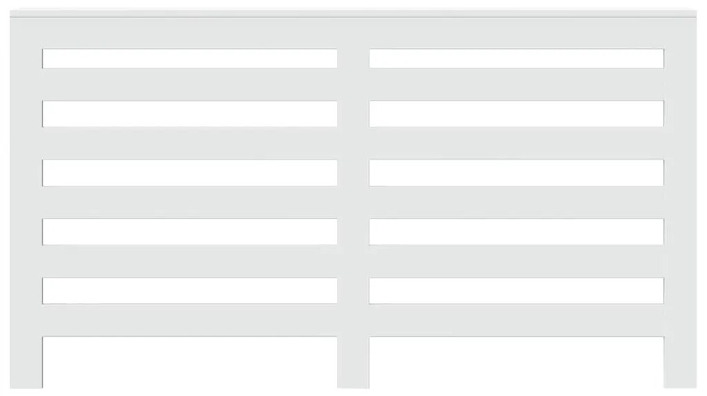 vidaXL Κάλυμμα Καλοριφέρ Λευκό 149x20x82 εκ. από Επεξεργασμένο Ξύλο