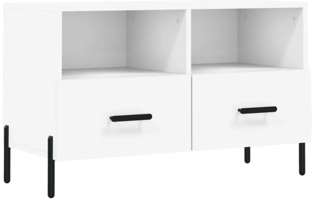 vidaXL Έπιπλο Τηλεόρασης Λευκό 80 x 36 x 50 εκ. από Επεξεργασμένο Ξύλο