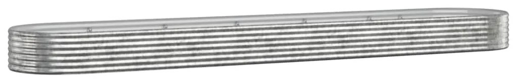 vidaXL Ζαρντινιέρα Ασημί 507x100x36 εκ. Γαλβανισμένος χάλυβας