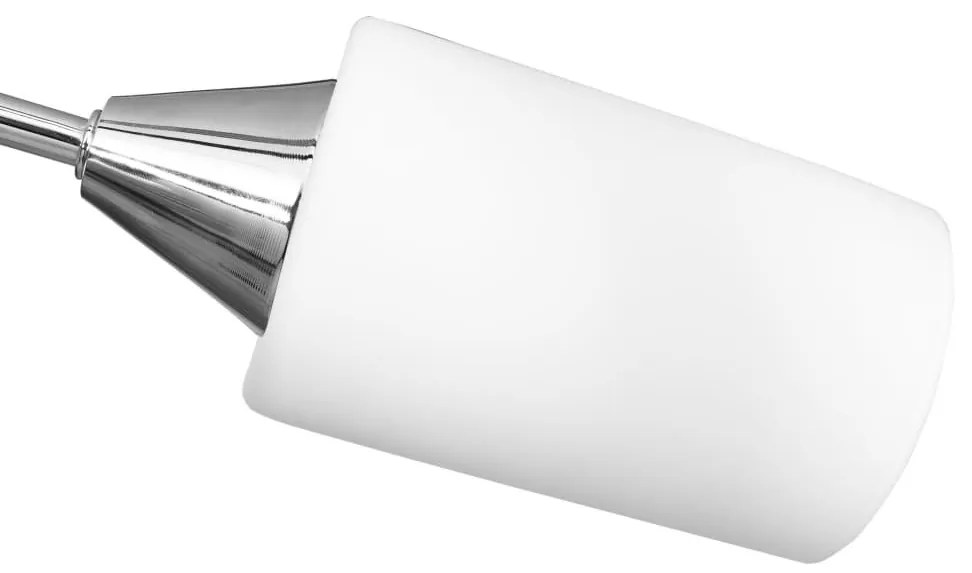 Φωτιστικό Οροφής Κεραμικά Λευκά Κυλινδρικά Καπέλα 5 Λάμπες Ε14 - Λευκό
