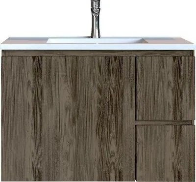 Sanitec ALBA C Έπιπλο Μπάνιου Με Νιπτήρα σε 5 αποχρώσεις 60ΥxM80XB44.5cm