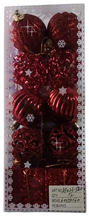 Σετ Χριστουγεννιάτικα στολίδια - 5cm - 20pcs - 231207-231207