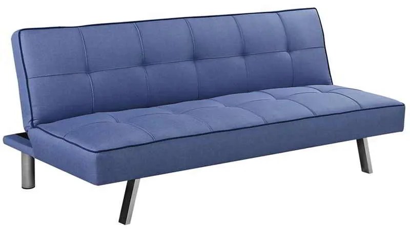 Καναπές Κρεβάτι KAPPA Ύφ.Μπλε 175x83x74cm Bed:175x97x38cm