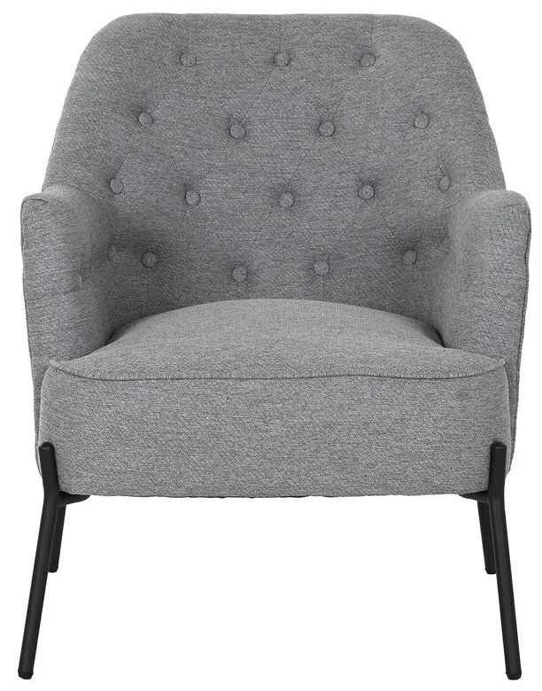 Πολυθρόνα DKD Home Decor Γκρι Μέταλλο 65 x 73 x 79,5 cm