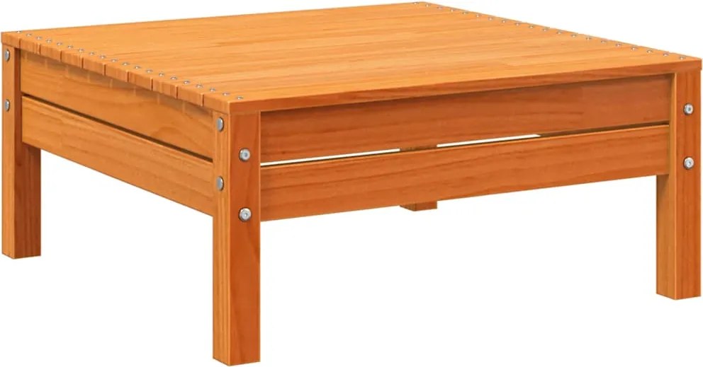 vidaXL Corner Sofa Solid pine wood Κερί Παλαίωσης Standard