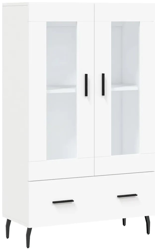 vidaXL Ντουλάπα Λευκή 69,5 x 31 x 115 εκ. από Επεξεργασμένο Ξύλο