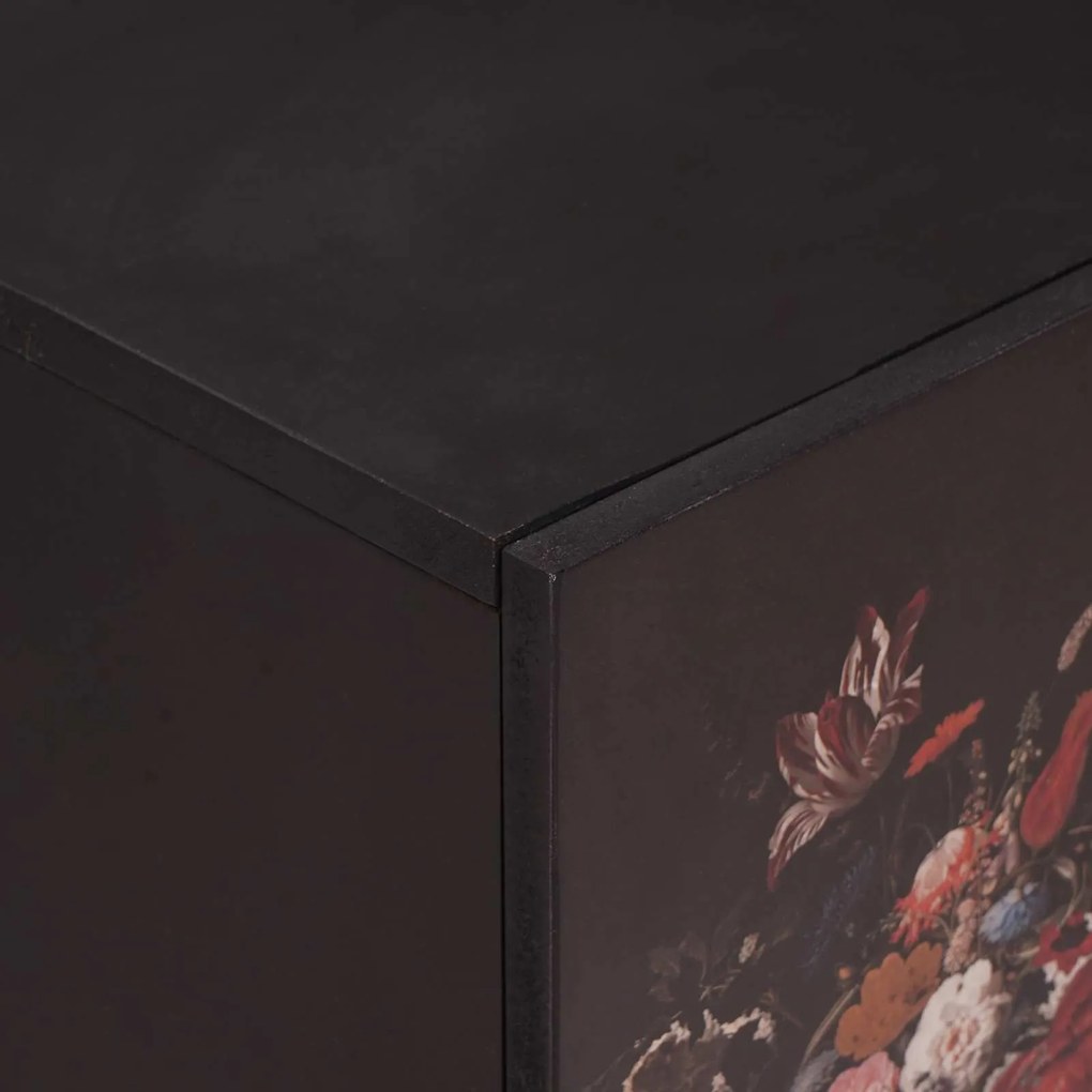 vidaXL Ντουλάπι νιπτήρα Πολύχρωμο 62 x 33 x 58 εκ. Στερεό ξύλο μάνγκο