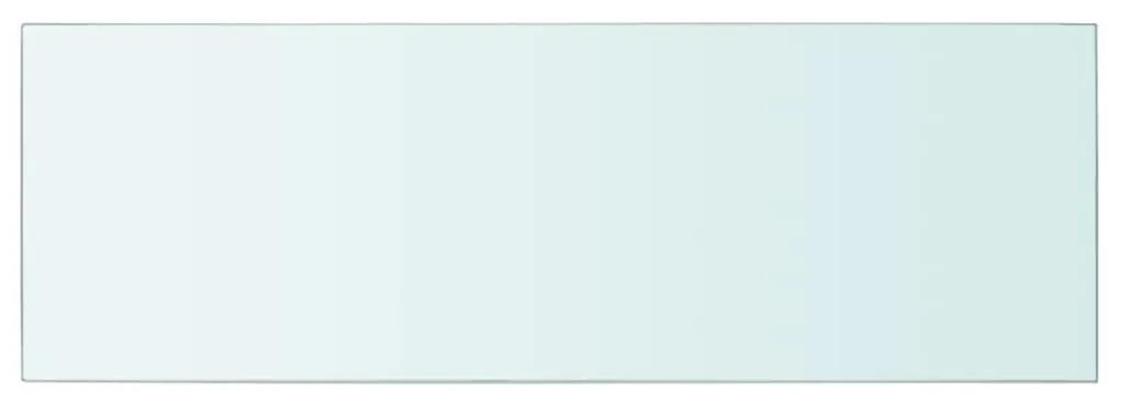 Ράφια Πάνελ 2 τεμ. Διάφανα 70 x 25 εκ. Γυάλινα - Διαφανές