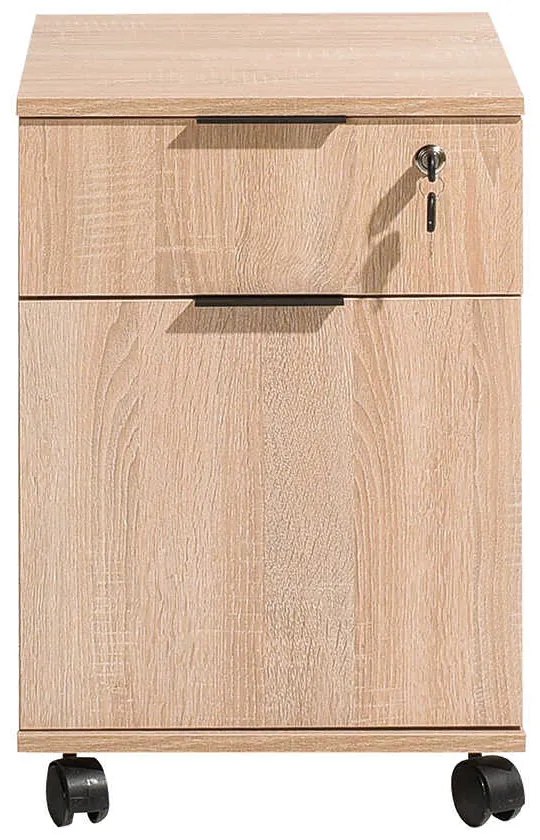 Συρταριέρα γραφείου σε χρώμα σονόμα 41x41x61