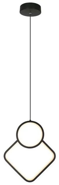 Κρεμαστό Φωτιστικό Οροφής LED 12W 230V 1300lm IP20 Φυσικό Λευκό Μαύρο 14999 VTAC-14999-Μαύρο 14999