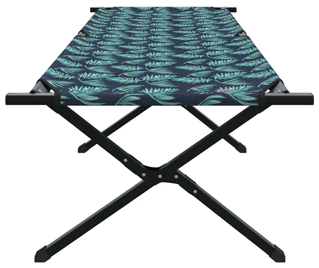 vidaXL Αναδιπλούμενο Κρεβάτι Κάμπινγκ Φύλλο Δάσος 210 x 80 x 46 εκ.