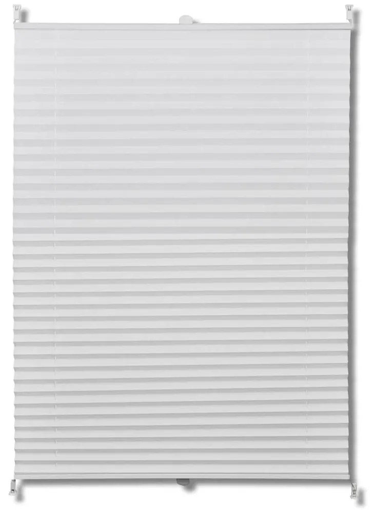 vidaXL Σύστημα Σκίασης Πλισέ Λευκό 40 x 125 εκ.