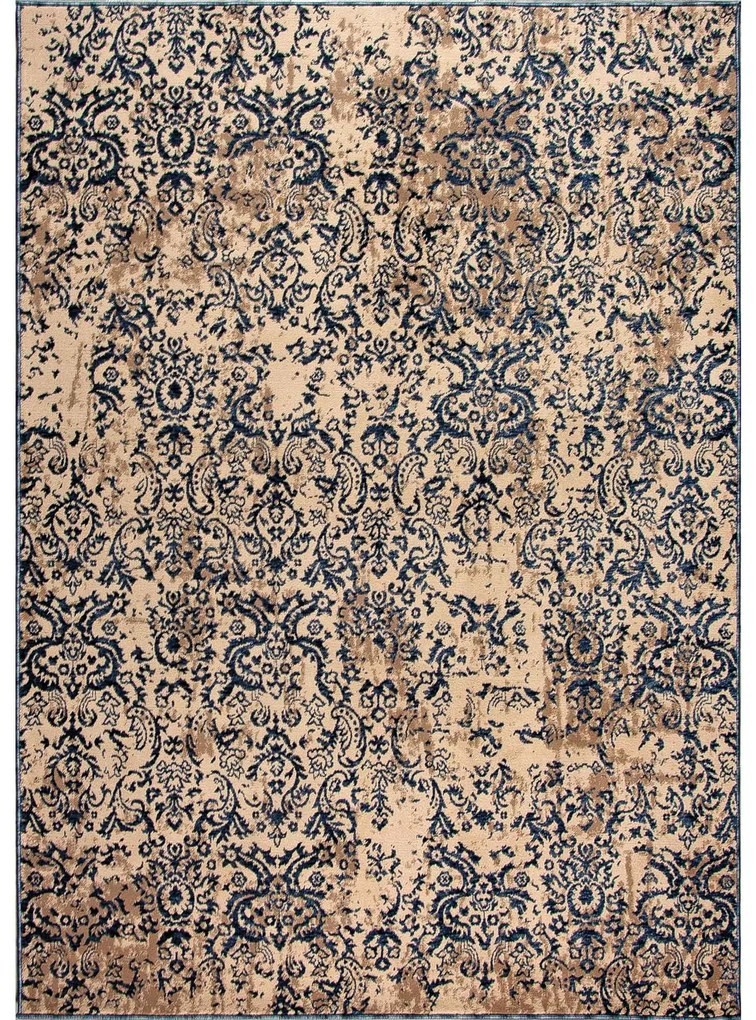 Χαλί 5896 BEIGE NAVY 133 x 190 εκ.