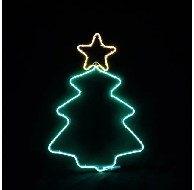 Χριστουγεννιάτικο Δέντρο NEON LED IP44 38.5X54CM X082003419 ACA-X082003419-Πράσινο X082003419