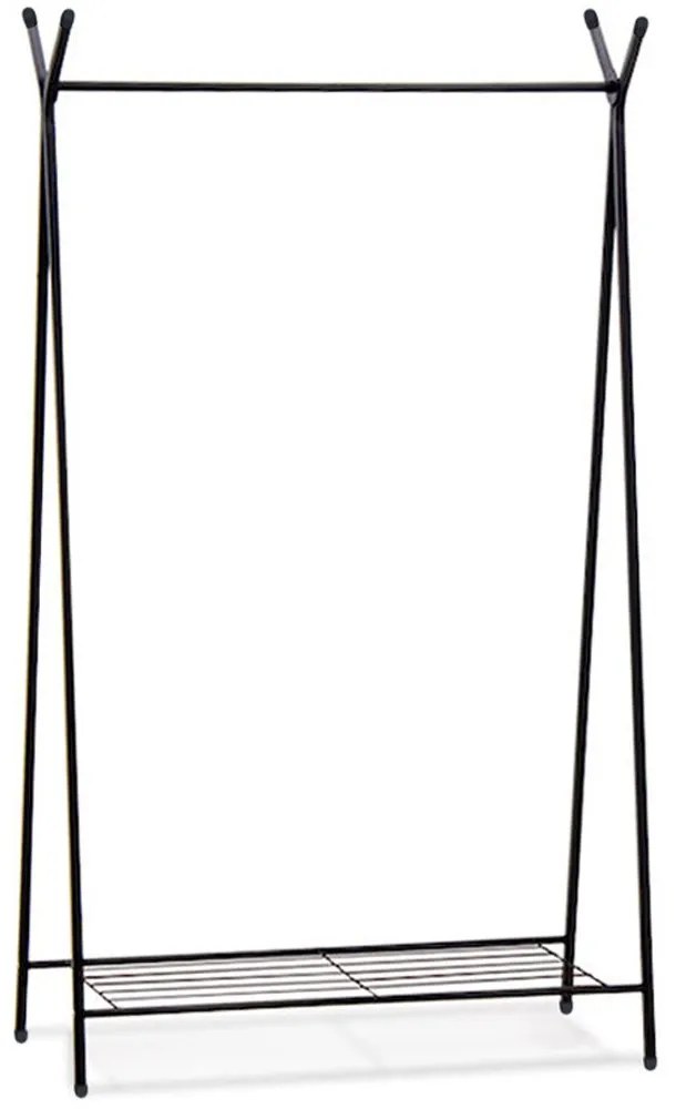Κρεμάστρα Δαπέδου Shua 0226179 90x38x150cm Black Metal