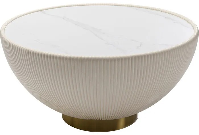 Τραπέζι Μέσης Endless Vegas Λευκό 71x71x36 εκ. - Λευκό