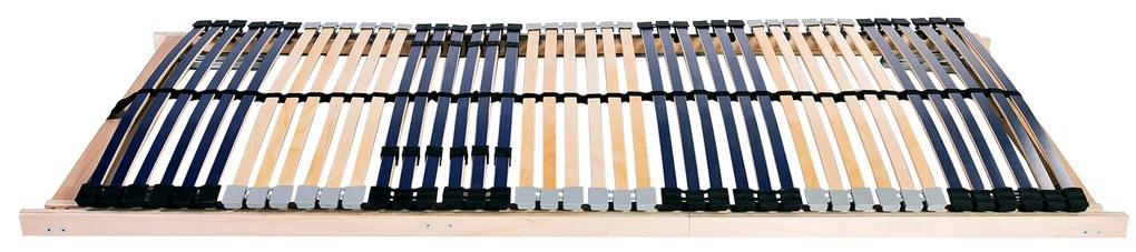vidaXL Βάση κρεβατιού με λάμες Καφέ 70 x 190 cm Στερεό Ξύλο Μηλιάς