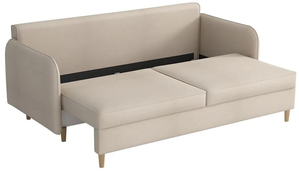 Καναπές κρεβάτι Columbus 122, Αριθμός θέσεων: 3, Αποθηκευτικός χώρος, 95x209x100cm, 86 kg, Πόδια: Ξύλο, Ξύλο: Πεύκο | Epipla1.gr