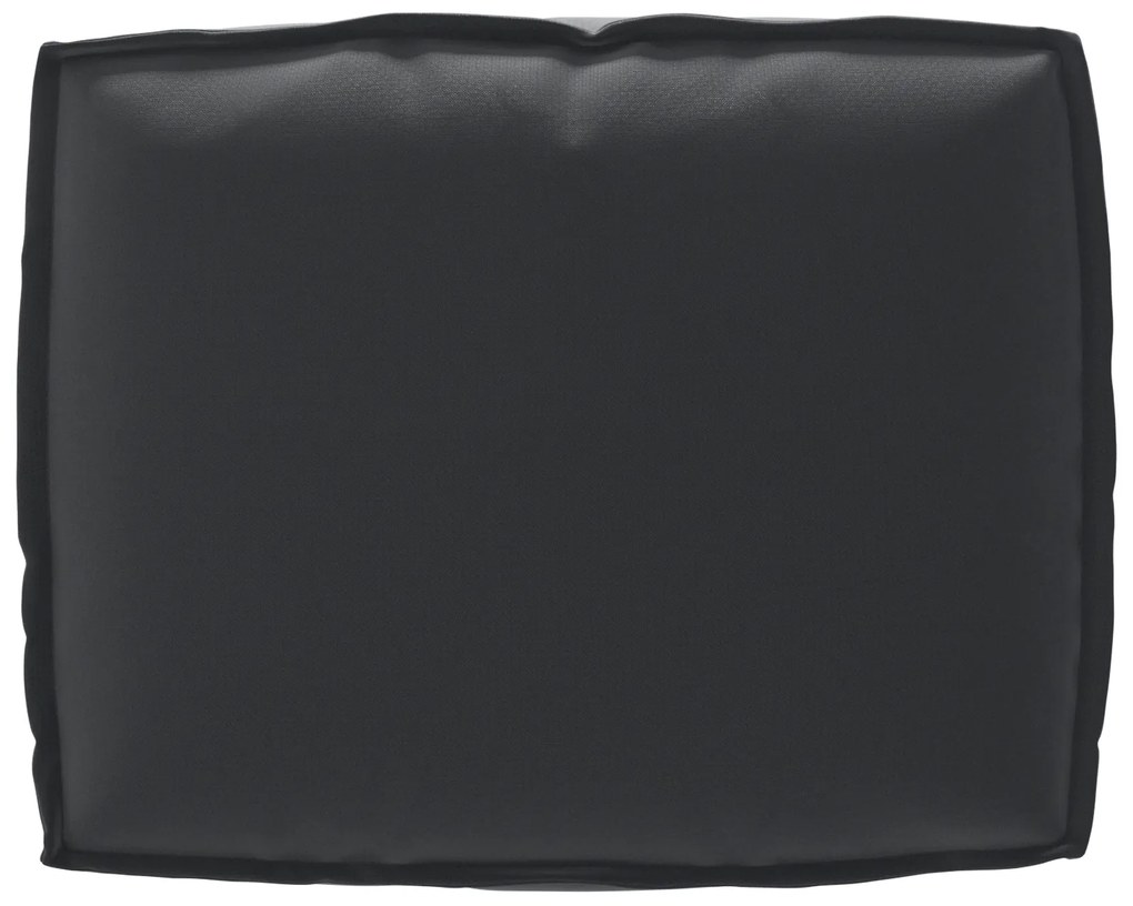 vidaXL Σετ Μαξιλαριών Πάγου 2 pcs Μαύρο 50 x 50 x 12 cm Ύφασμα Oxford