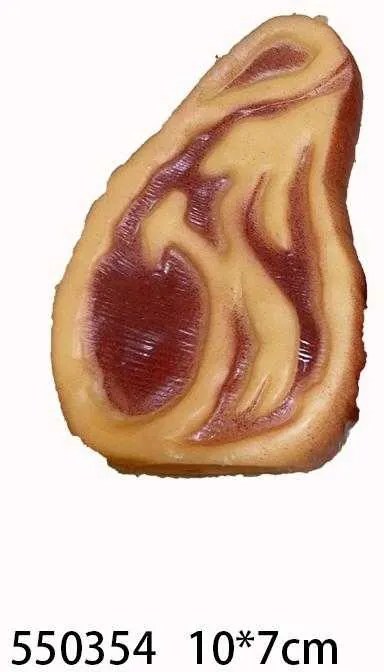 Παιχνίδι σκύλου Latex Steak - 10x7cm - 12pcs - 550354
