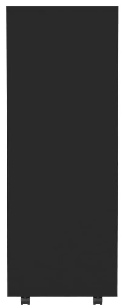 Ντουλάπα Μαύρη 80 x 40 x 110 εκ. από Μοριοσανίδα - Μαύρο
