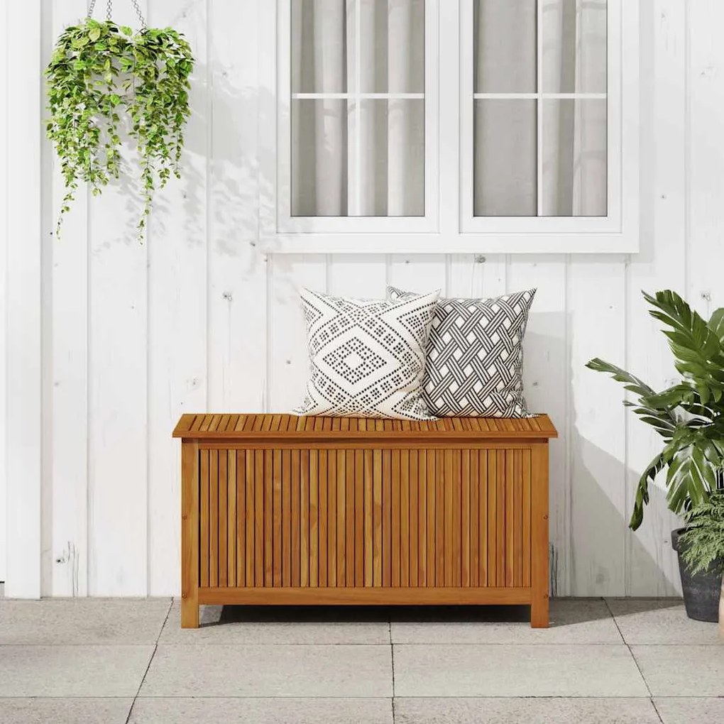 vidaXL Μπαούλο Αποθήκευσης Κήπου 113x50x58 εκ. από Μασίφ Ξύλο Ακακίας