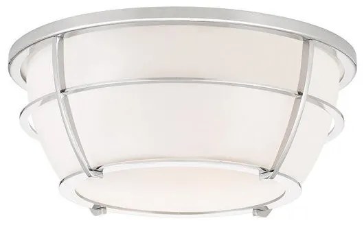 Πλαφονιέρα Φωτιστικό  Μπάνιου  2xE27  ΙΡ44  Chance Elstead Lighting-QZ-CHANCE-F-PC-Χρώμιο QZ-CHANCE-F-PC