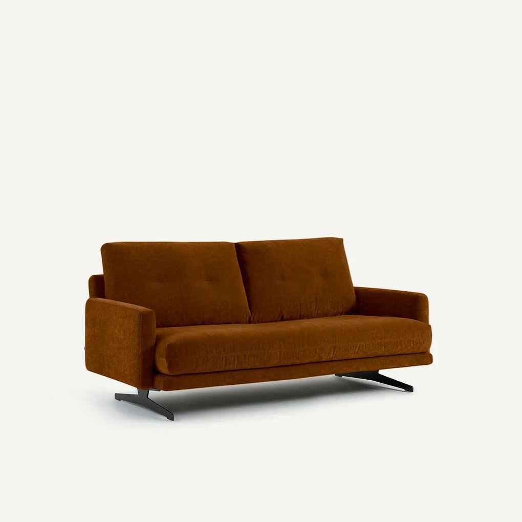 Καναπές 2 θέσεων από βελούδινο chenille, Delicato