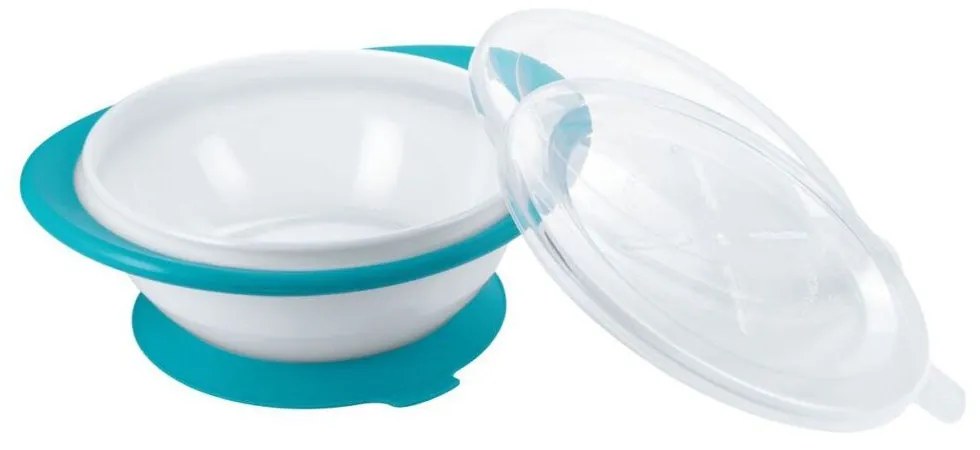 Μπωλ Βρεφικό Easy Learning Bowl 10255192 Με Καπάκι 6 Μηνών + Blue Nuk 1 τμχ Polypropylene