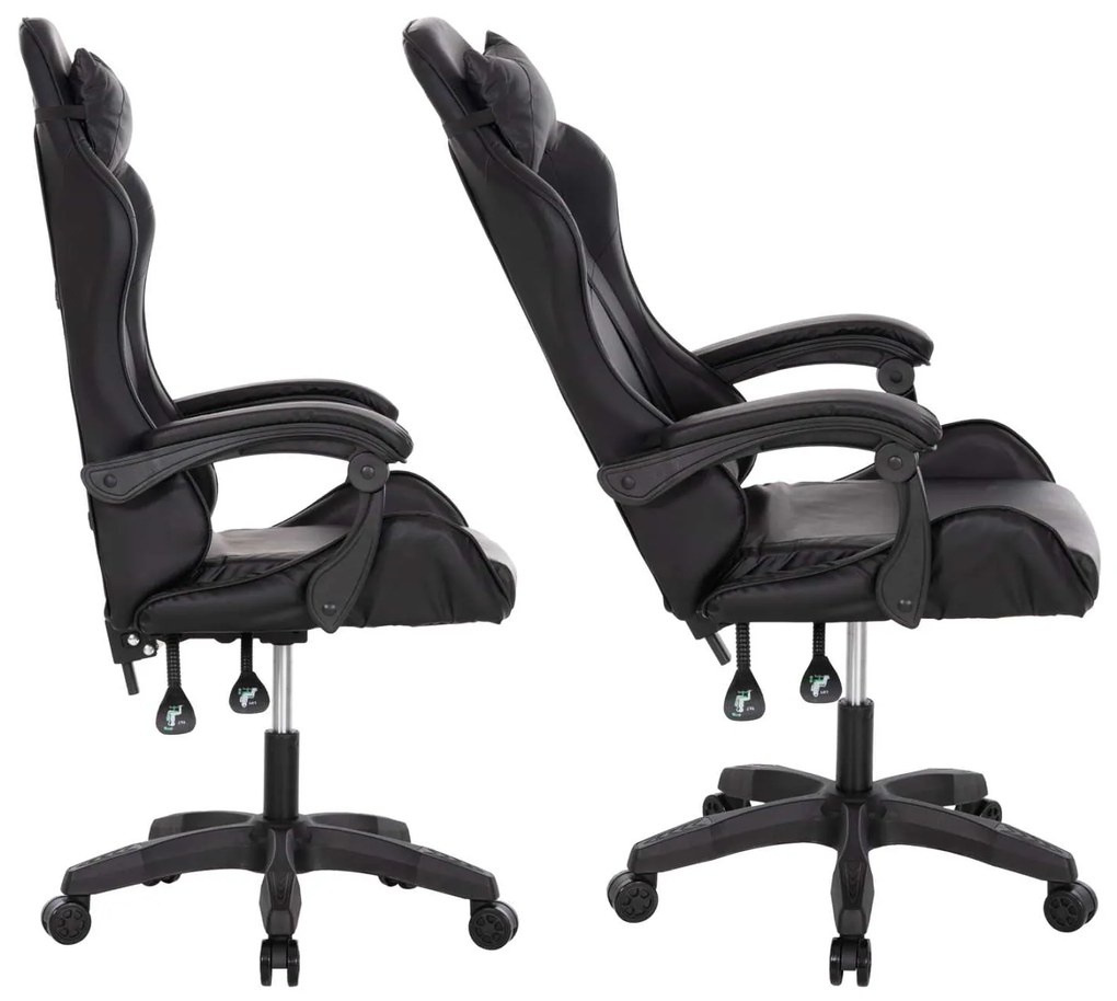 ΚΑΡΕΚΛΑ ΓΡΑΦΕΙΟΥ GAMING MANCER HM1194 ΜΑΥΡΟ PU-ΜΑΥΡΟ ΠΟΛΥΠΡΟΠΥΛΕΝΙΟ 59x69x125Υεκ.